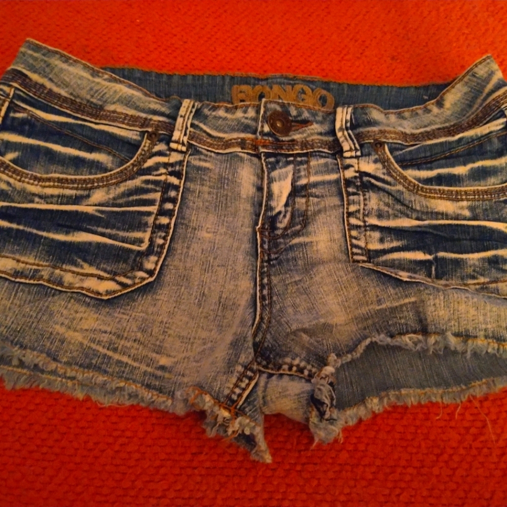 Bongo brand denim short shorts size 9